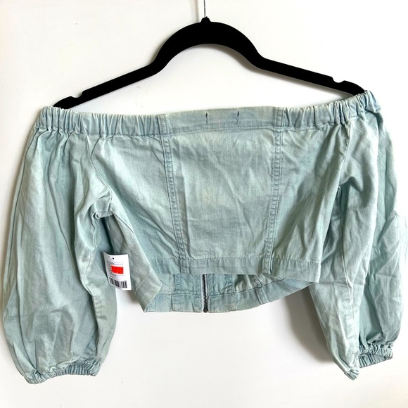 NWT Urban Outfitter BDG Denim Cropped Top Size Small - Picture 4 of 7